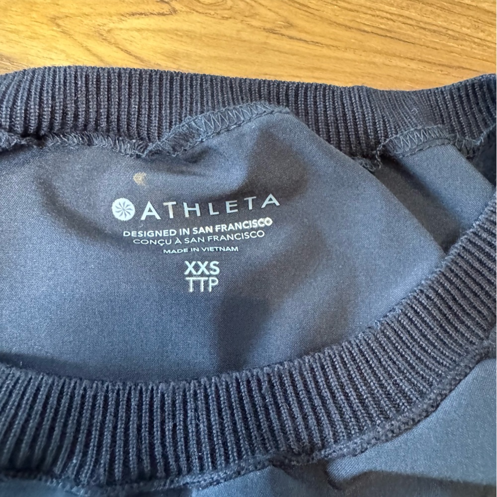 Athleta Dress Women’s XXS Black Tied at Waist Sleeveless - Picture 6 of 9